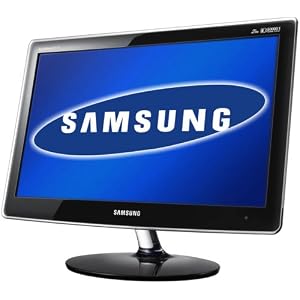 Samsung SyncMaster P2270 54,86 cm (21,6 Zoll) Widescreen TFT Monitor DVI (Kontrastverhältnis 50000:1, Reaktionszeit 2ms) schwarz