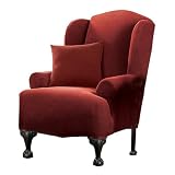 Sure Fit Stretch Pique, Wing Chair