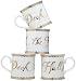 Rosanna Tis The Season 12-Ounce Mugs, Set of 4