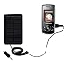 Solar Powered Rechargeable External Battery Pocket Charger for the Samsung SGH-J700 - uses Gomadic TipExchange Technology
