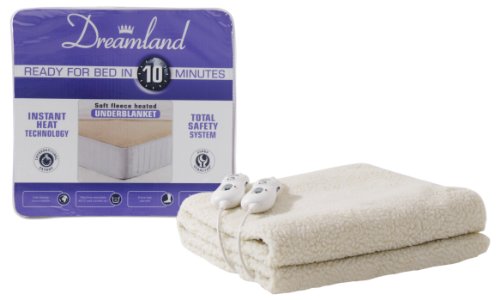 Dreamland Fleece Under Blanket Kingsize Dual Control