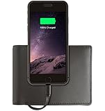 Nomad Wallet with Built-in 2400 mAh Battery & Lightning Cable for iPhone