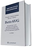 Produkt-Bild: BetrAVG: Kommentar zum Betriebsrentengesetz mit Insolvenzsicherung und Versorgungsausgleich