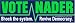Vote Nader Shock the System Revive Democracy. Bumper Sticker.