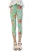7th Fashion Girls Leggings Print Flowers Capri Pants Childrens Trousers