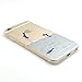 iPhone 6 Case, iPhone 6s Case, JAHOLAN Amusing Whimsical Designs Clear TPU Soft Case Rubber Silicone Skin Cover for Normal 4.7 inches iPhone 6/6s - Flying Penguin