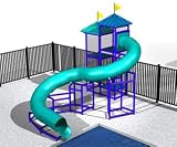Slip d Slide:Commercial Water slip 5780