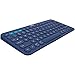 Logitech K380 79-Key Compact Multi-Device Wireless Bluetooth v3 Keyboard - Blue (Renewed)