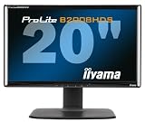 Iiyama ProLite B2008HDS-B1 51 cm (20 Zoll) LCD-Monitor (TFT, VGA, DVI-D, 2ms Reaktionszeit)