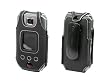 PREMIUM RUBBER STINGRAY CASE COVER (with 2 Optional Interchangable Belt Clips) for LG CU575 TRAX - Retail Packaging