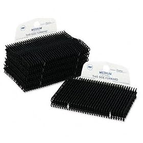ProClick Pronto Spine Cassettes, 1/2 Dia., 80 Sheet Capacity, Black, 100/Box