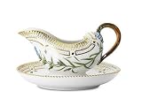 Review Royal Copenhagen  / Royal Copenhagen Flora Danica Sauce Boat and Stand