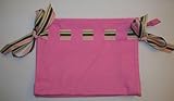 Two's Company Cupcakes & Cartwheels - Ribbons Multipurpose Bag Zipper Pouch, Pink