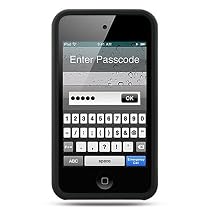 Premium Black Soft Gel Silicone Skin Case Cover for Apple iPod Touch 4G, 4th Generation, 4th Gen