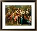 Hector Bidding Farewell to His Son and Andromache Framed Art Poster Print by Jean Bernard Restout, 33x27
