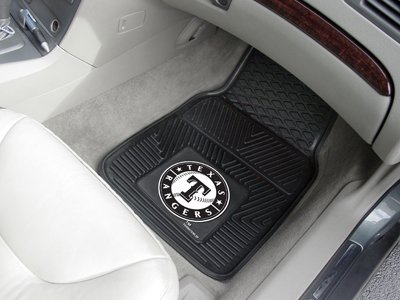 FANMATS 8851 MLB - Texas Rangers Heavy Duty 2-Piece Vinyl Car Mats