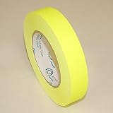 Pro Tapes Pro-Artist-Neon Fluorescent Artist/Console Tape: 1 in. x 60 yds. (Fluorescent Yellow)