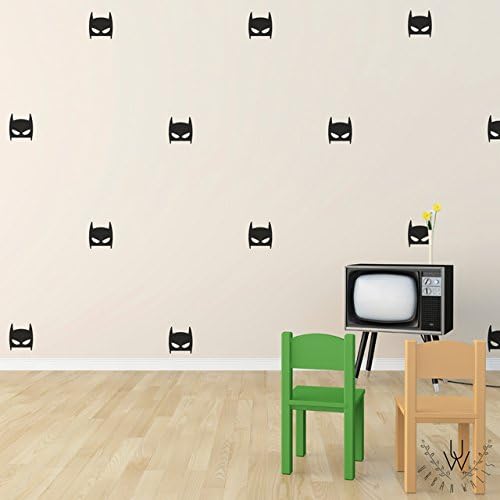 Superhero Masks Pattern Decal -Wall Decal Home Décor by Urban Walls