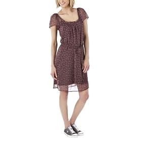 Converse&reg; One Star&reg; Womens Sheer Dress - Wine Floral Print&nbsp;S &nbsp;