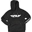 Fly Racing Corporate Men's Hoody Pullover Casual Sweatshirt - Black