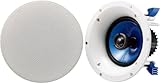1-pair Yamaha Ns-ic600 Speakers System Flush In-celing/wall 6.5-inch 110 Surprise Gift for Sprcial Day Fast Shipping Ship Worldw