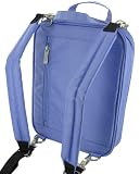 rooCASE Multi-Functional Netbook / iPad / Messenger / Backpack / Carrying Bag for ASUS Eee PC Seashell 1016P-BU17-BK 10.1-Inch Netbook Black (Blue)