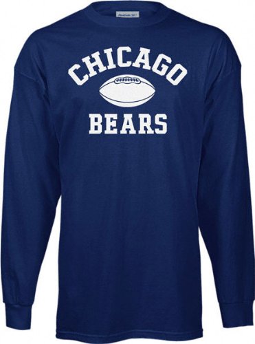 Chicago Bears Kids 4-7 Real Authentic Long Sleeve Shirt