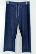 Juicy Couture Regal Blue Solid Crop Drawstring Pants Juicy Couture Regal Blue Solid Crop Drawstring Pants