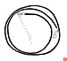 Necklace Cord For Pendants - Black Silk / Satin - 16