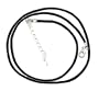 Necklace Cord For Pendants - Black Silk / Satin + 2" Extension Chain ~ Silver Plated Ends ~ 16, 19 or 20 inches
