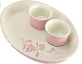 Serve 'N' Dip Platter Gelato Floral Collection Strawberry