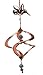 Outdoor Living : Hummingbird Metal and Glass Copper Colored Hanging Swirl