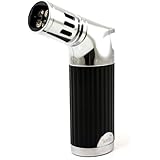 Scorch Torch Capilano Quad Jet Torch Cigar Lighter or Culinary Use (Black)