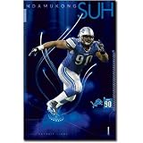 (22x34) Detroit Lions Ndamukong Suh Sports Poster Print