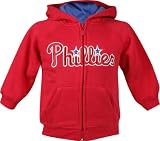 Philadelphia Phillies Youth Genuine Collection Full Zip Hooded Sweatshirt