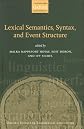 Syntax, Lexical Semantics, and Event Structure