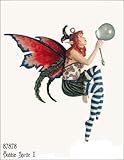 Bubble Sprite II Ornament Amy Brown Fairy Art Work in Poly Stone