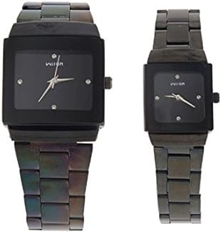 VONCE Wilon 2737 Exquisite His-and-Her Watch (Black)