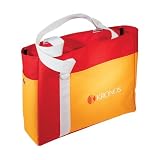 Color Block Beach Tote Red 2250-03RD