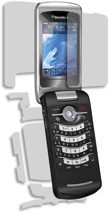 Skinomi Full Body Skin Protector Compatible with BlackBerry Pearl Flip 8220 (Screen Protector + Back Cover) TechSkin Full Coverage Clear HD Film