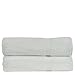 Bare Cotton Luxury Hotel & Spa Towel 100% Genuine Turkish Bath Sheets Dobby Border, White, Set of 2