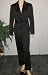 Calvin Klein Black Polyester Pant Suit, Sz 10, #2089 (10, Black)