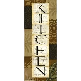 All in the "Kitchen" (vertical) by Grace Pullen poster print,8 in. x 20 in.