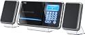 H&B - HF430I - Mini chaîne Hi-fi / mp3 avec tuner digital - Radio réveil - Heure - Télécommande - Lecteur carte SD - Port USB - Compatible iPod - Fixation murale - 50 W