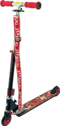 JD Bug Pro Scooter Black/Red MS143F (2012 Model) 