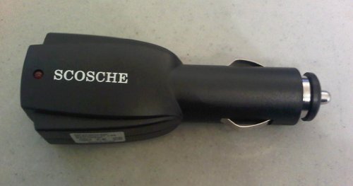 Scosche Dual USB Car Charger for iPhone 4/4S, iPod, MP3 Players and More
