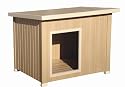 New Age Pet All Weather Insulated Dog House - Brown Rustic Lodge, Medium, for pets up to 50-Pound