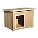 New Age Pet All Weather Insulated Dog House- Brown Rustic Lodge, XL, for pets up to 160-Pound