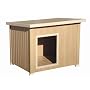 New Age Pet All Weather Insulated Dog House - Brown Rustic Lodge, Medium, for pets up to 50-Pound