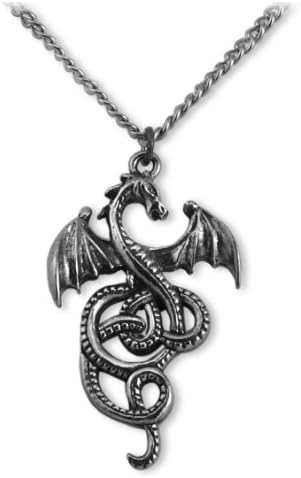Nidhogg Viking Gothic Dragon Necklace with Chain